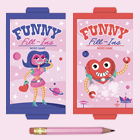 Funny Fill-Ins Word Game Valentines Graphics/Packaging