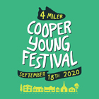 Cooper Young Festival 2020 4 Miler T-Shirt Design