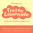 Frozen Lemonade Typeface
