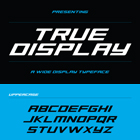 True Display Typeface