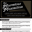 The Marvelous Maximilian Typeface