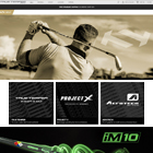 True Temper Golf Landing Page Mockup
