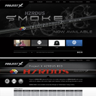 Project X - Homepage, Menu and Product Page