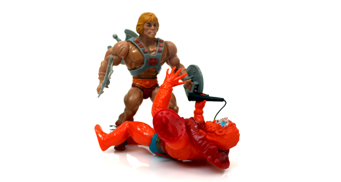 He-Man defeats Beast Man