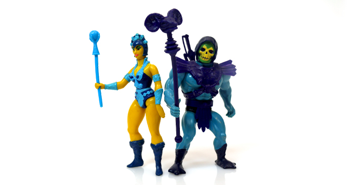 Evil-Lyn and Skeletor